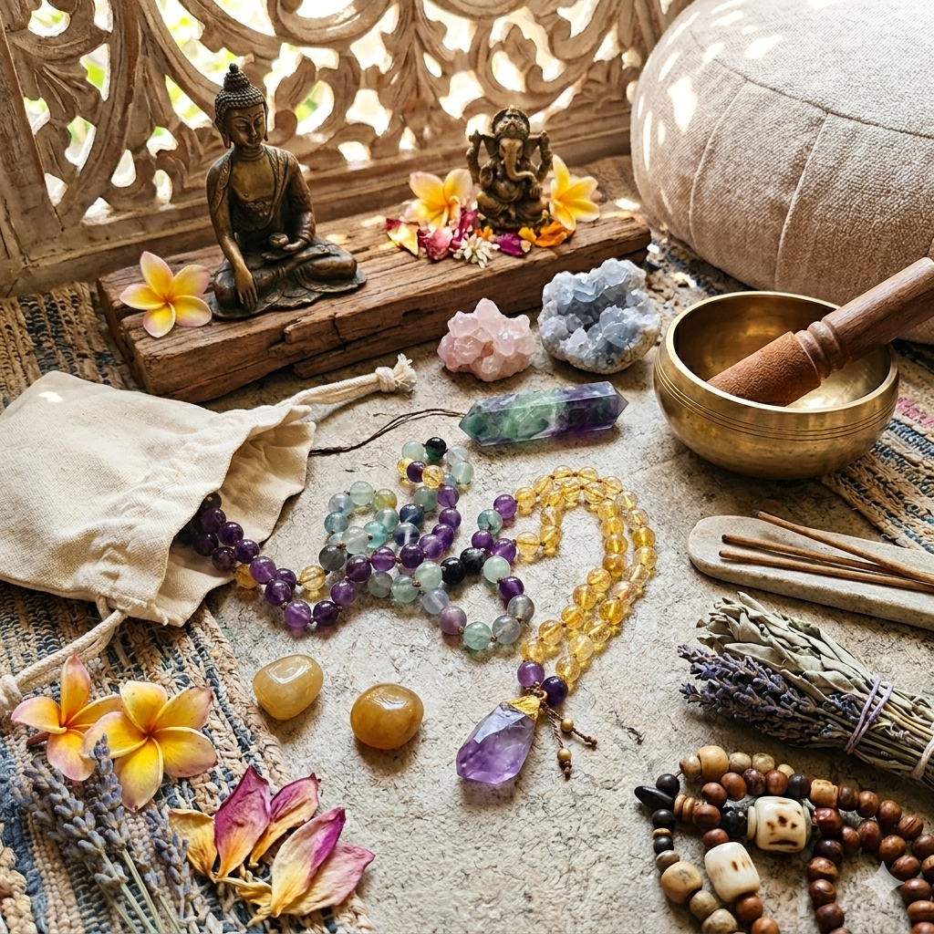 Now that our readers know how to choose, use, and clean their Mala, this post guides them through the beautiful process of activating their new Mala and sealing it with a personal intention.